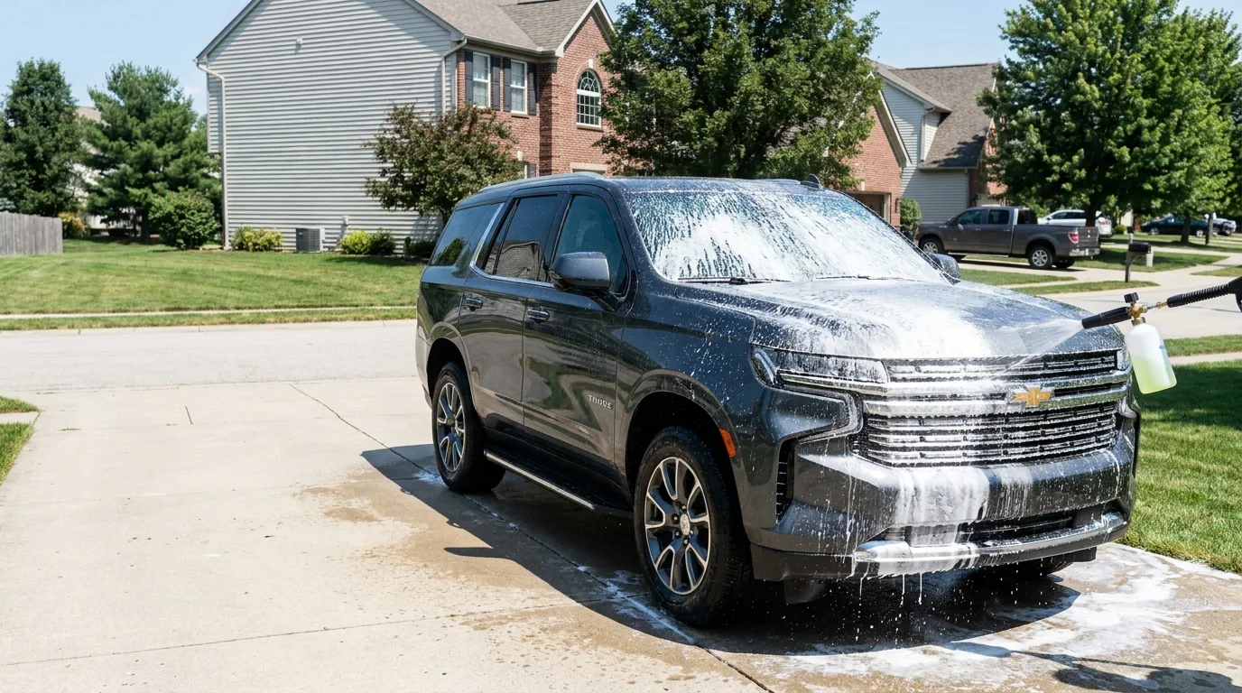 Ceramic coating work by a Canton shop