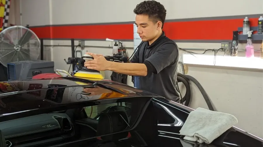 Ceramic coating work by All Shine Auto Spa