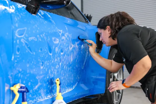 Ceramic coating work by Collectors Car Spa