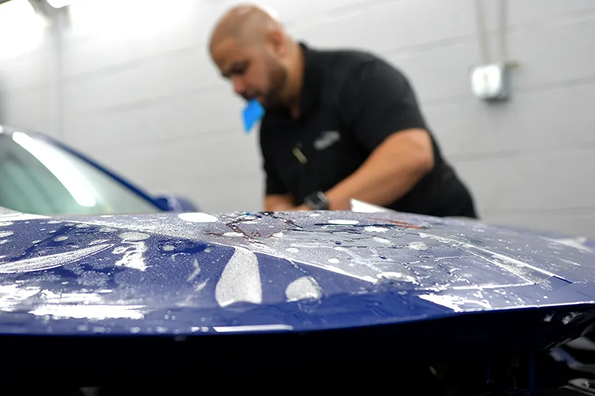 Ceramic coating work by a Bethlehem shop
