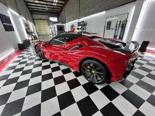 Ceramic coating work by a Sterling shop