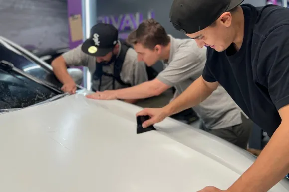 Ceramic coating work by a Carson shop