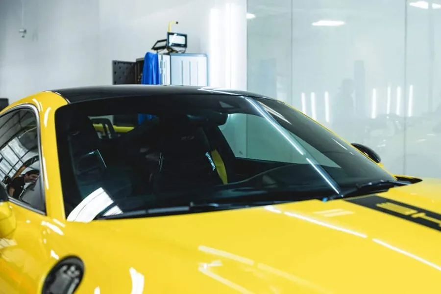 Ceramic coating work by XPEL Houston