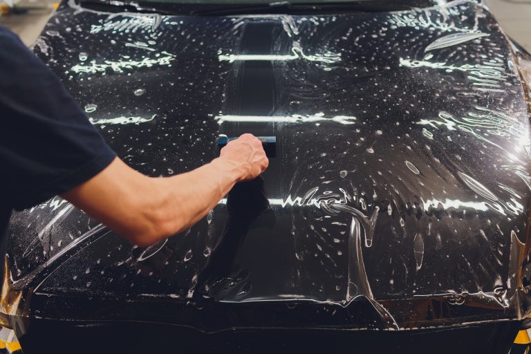 Transparent film, car paint protection, wrapping